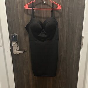 Haute Monde Black Strapless Dress